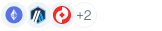 Arka chain-icon strip from saved source; blank icons may be present