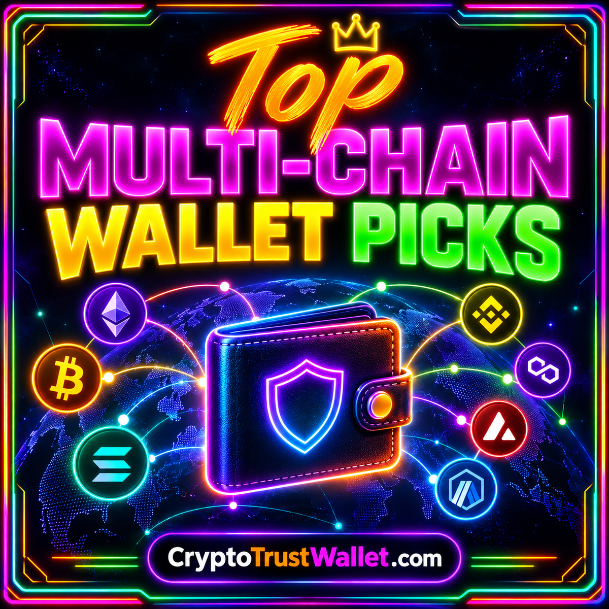 Multi-Chain Wallet Picks: Verify the Workflows You Need — neon typography illustration